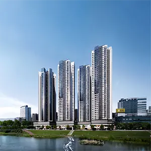 역동 효성해링턴 아파트일러스트